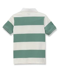 Lands' End Boys Short Sleeve Rugby Polo Shirt