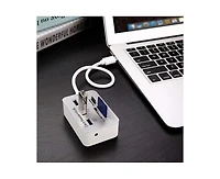 Risokeys 7-in-1 Usb 3.0 Hub with Multi-Card Reader, Portable Adapter for Laptop/Desktop, Ideal for Photographers,Content Creators