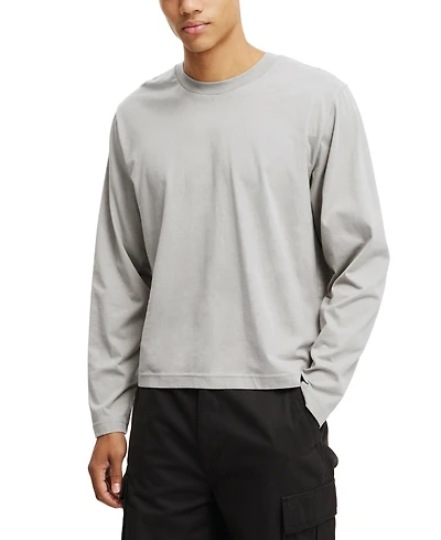 Cotton On Men's Cropped Long-Sleeve T-Shirt