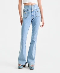 Guess Women's Kaira High-Rise Flared Jeans