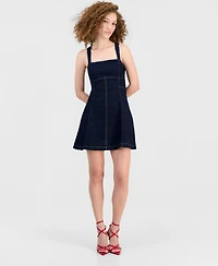 Guess Women's Leah Denim Fit & Flare Dress