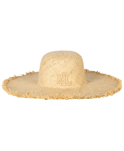 Lauren Ralph Lauren 3D Logo Raffia Sun Hat