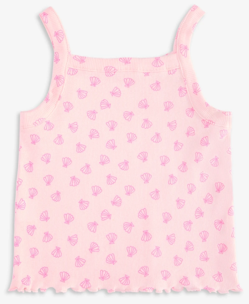 First Impressions Baby Girls' Mix & Match Outline-Shell-Print Tank Top, Macy's Exclusive