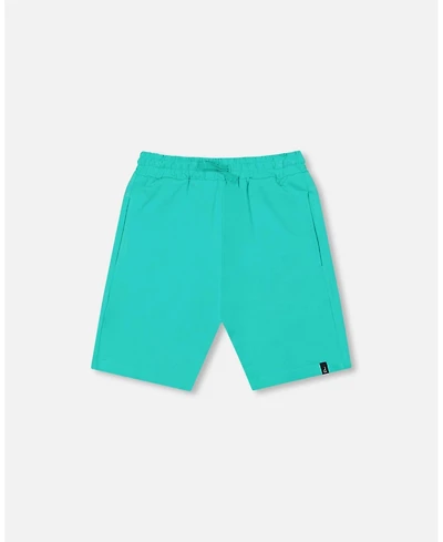 Deux par Little Boys Cotton Jersey Shorts