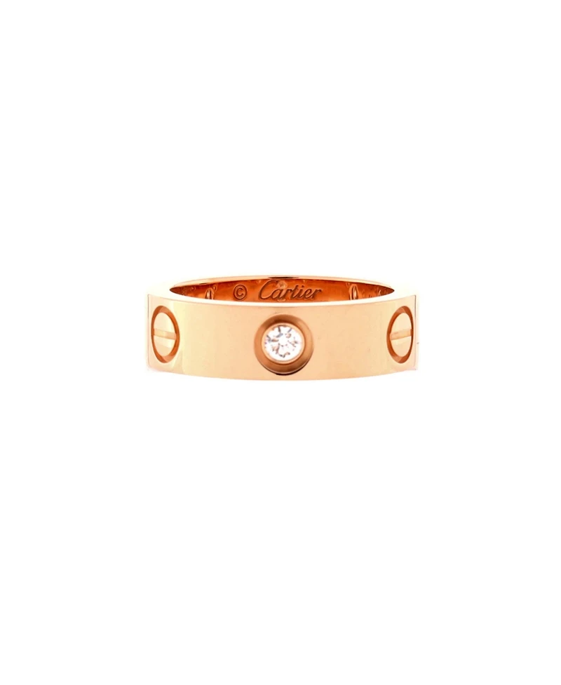 Pre-Owned Cartier Love 3 Diamonds Band Ring
