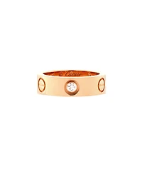 Pre-Owned Cartier Love 3 Diamonds Band Ring