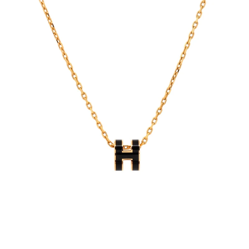 Pre-Owned HERMES Pop H Pendant Chain Necklace