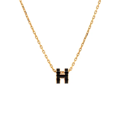 Pre-Owned HERMES Pop H Pendant Chain Necklace