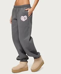 Edikted Womens Major Love Sweatpants