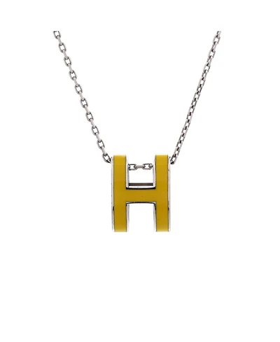 Pre-Owned HERMES Pop H Pendant Chain Necklace