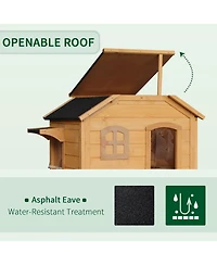 Zeus & Ruta 2-Story Outdoor Weatherproof Cat Enclosure