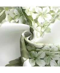 Olivia Gray 100% Polyester 200 Gsm Hydrangea Printed Blackout Grommet Curtain Panel 54" x 90