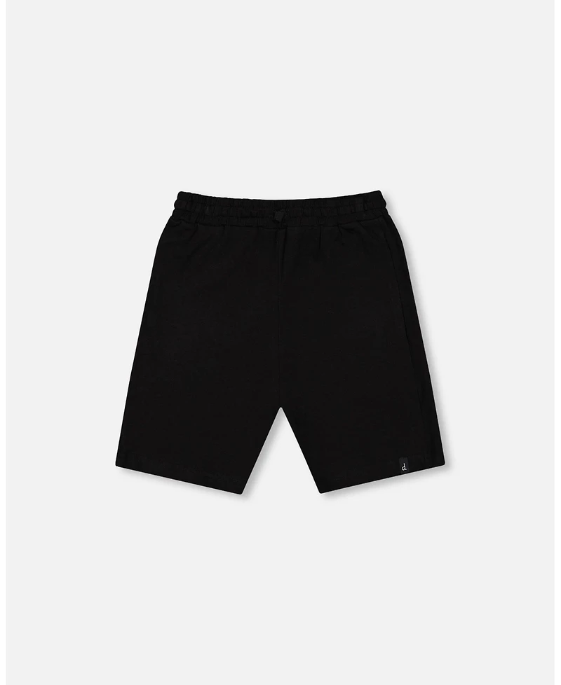 Deux par Big Boys Cotton Jersey Shorts