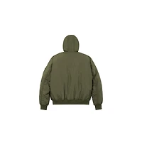 Alpha Industries Men's Ma-1 Hooded Oxford Flight Jacket