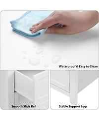 gaomon 6 Drawer Dresser for Bedroom, 54" Wide Large Dresser with Deep Drawers & Metal Knobs, Modern Wooden Chests of Drawers for Entryway, Hallwa