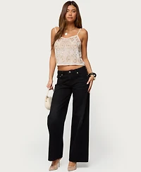 Edikted Women's Kaleesy Beaded Tank Top