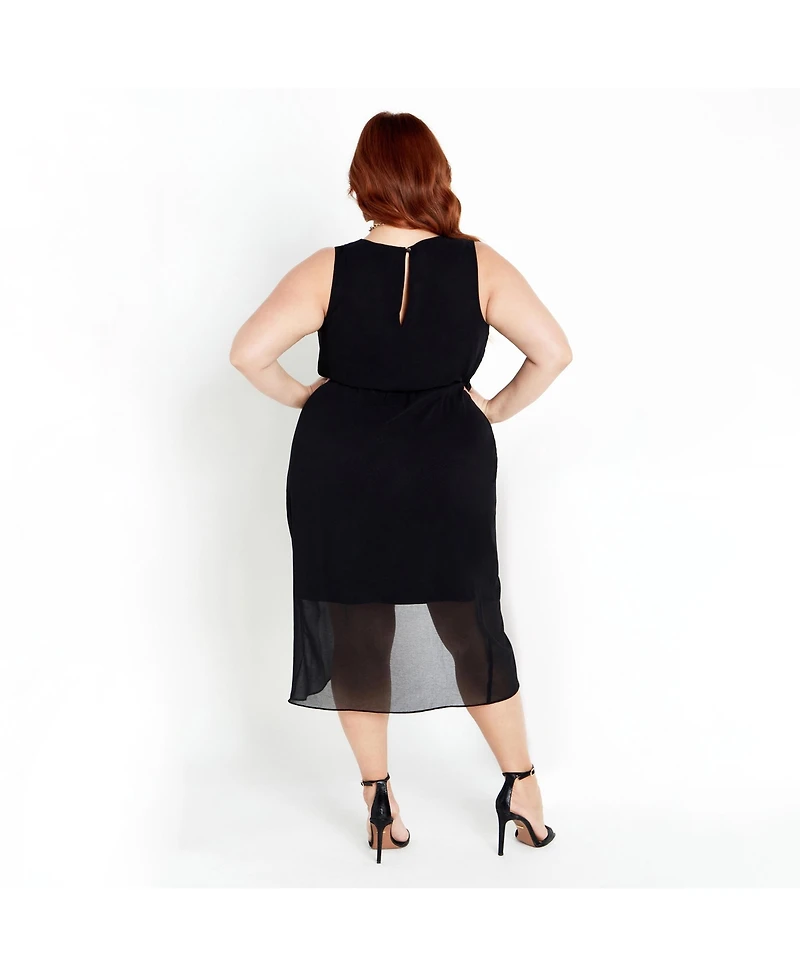 City Chic Women's Tie Dress