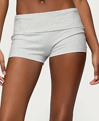 Edikted Women's Palo Foldover Shorts