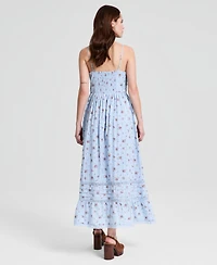 And Now This Women's Printed Cotton Sleeveless Maxi Dress, Macy's Exclusive