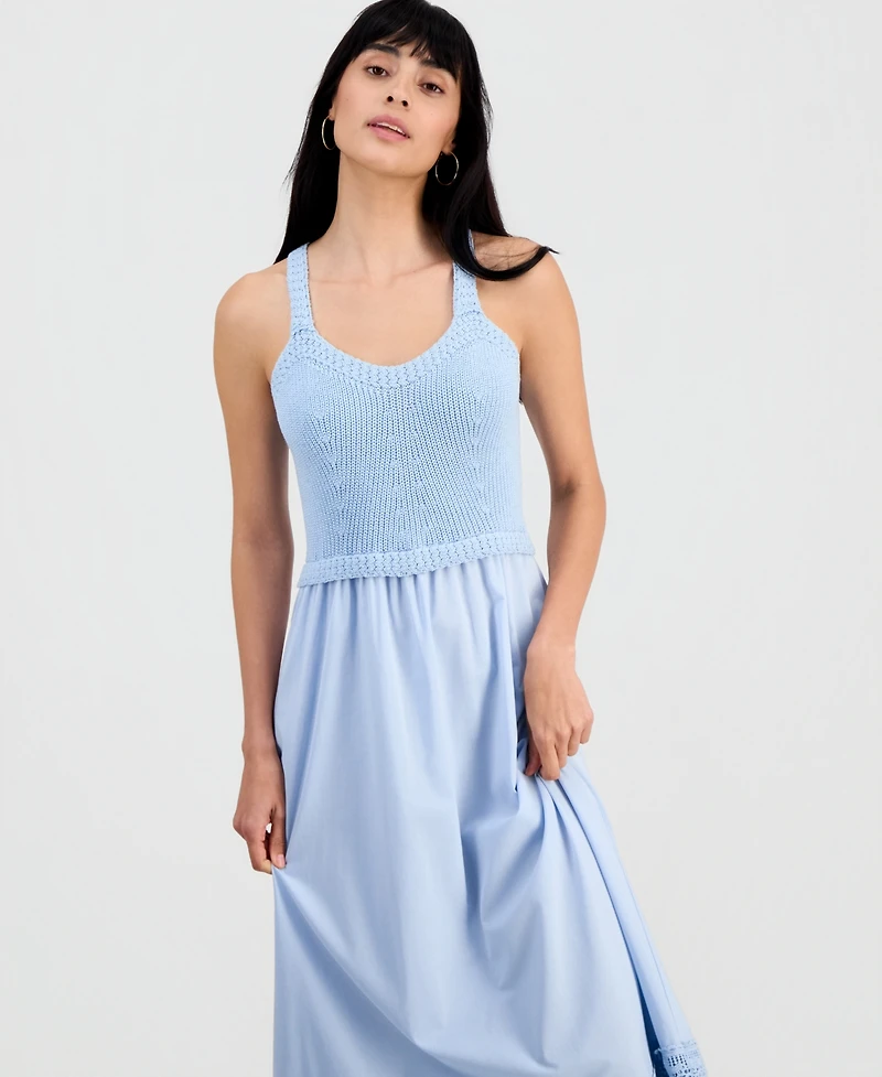 And Now This Womens' Crochet Top Maxi Dress, Macy's Exclusive