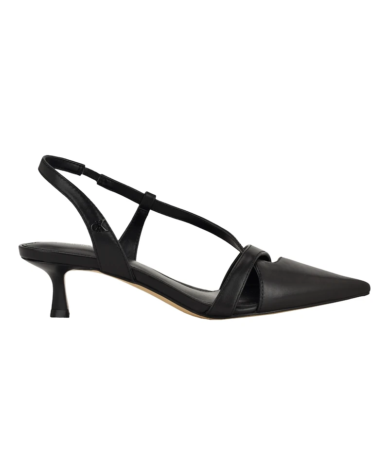 Calvin Klein Women's Arlanna Asymmetrical Slingback Pumps