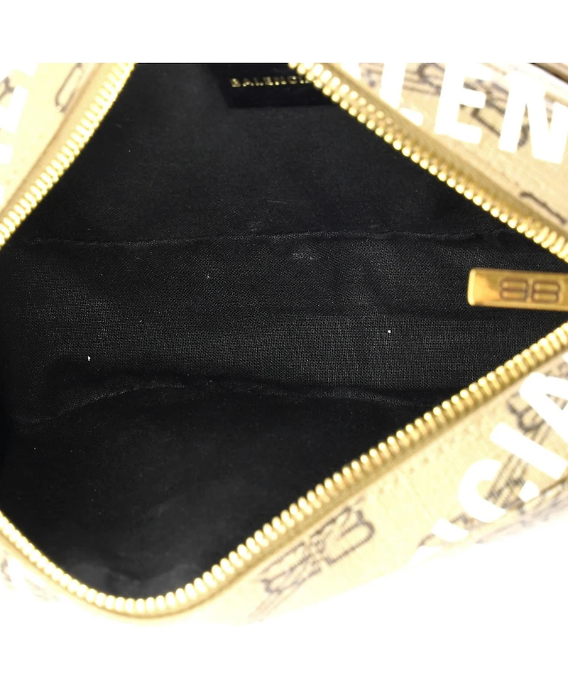 Pre-Owned Balenciaga Small Signature Camera Bag Bb Monogram Coated Canvas