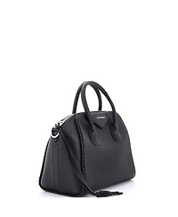 Pre-Owned Givenchy Small Antigona Bag Leather with Woven Detail