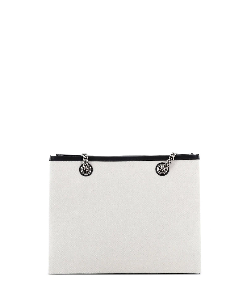 Pre-Owned Balenciaga Medium Cities Duty Free Tote Printed Canvas