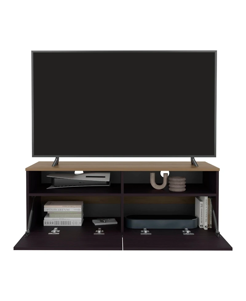 Fm Furniture Mescal Tv Stand Multistorage with a Door and Open Storage