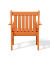 WestinTrends Outdoor Patio Hdpe Adirondack Dining Arm Chair
