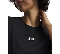 Under Armour Women's Rival Core Short Sleeve Crew Neck