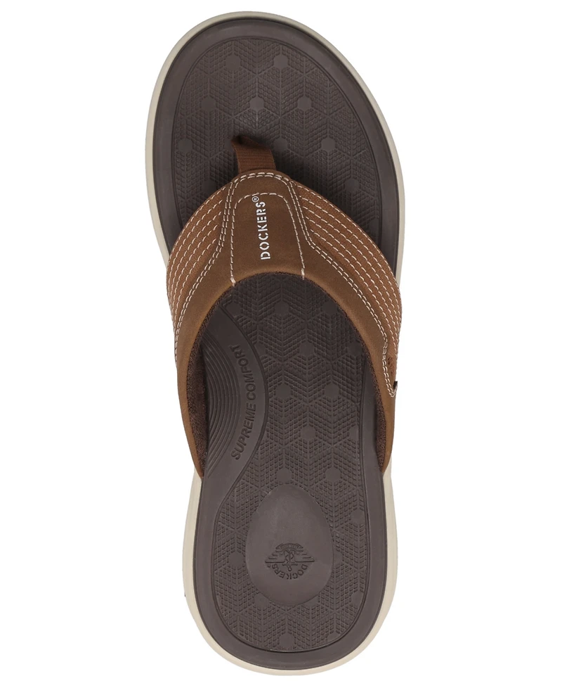 Dockers Men's Cabana Slip-On Thong Sandals