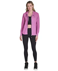 Dkny Women's Sport Zip-Front Hoodie Jacket