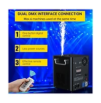 Artudatech 700W Pro Cold Spark Machine with 13ft Adjustable Height, Wireless/Dmx Control for Large Events