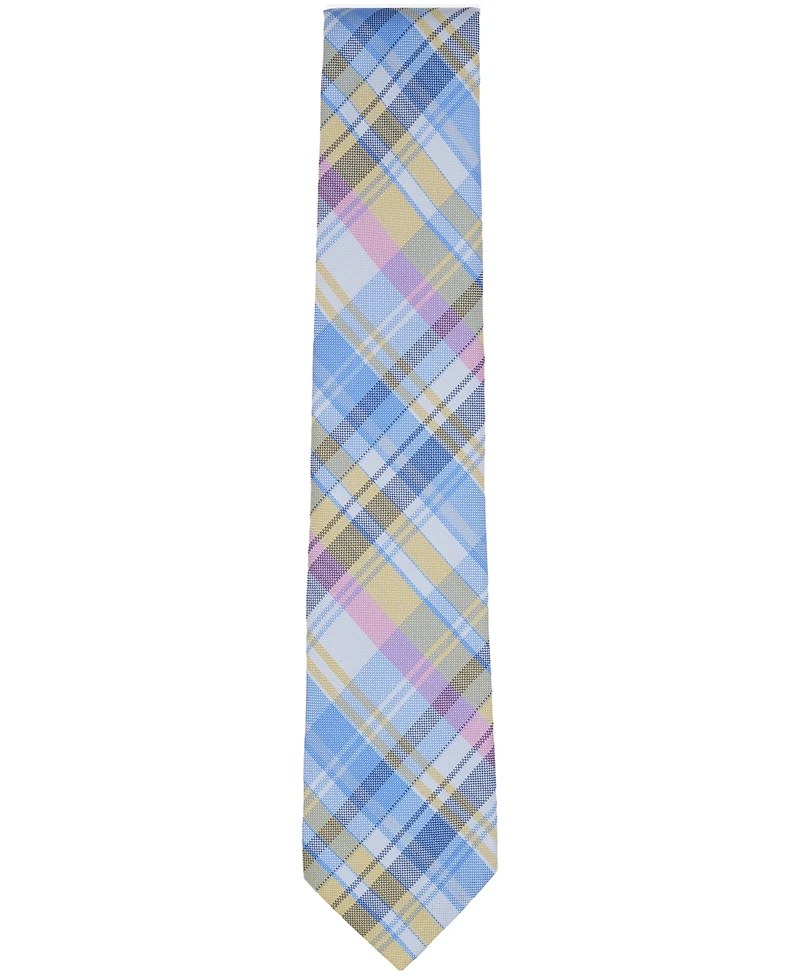 Club Room Men's Classic Plaid Pattern Tie, Macy's Exclusive