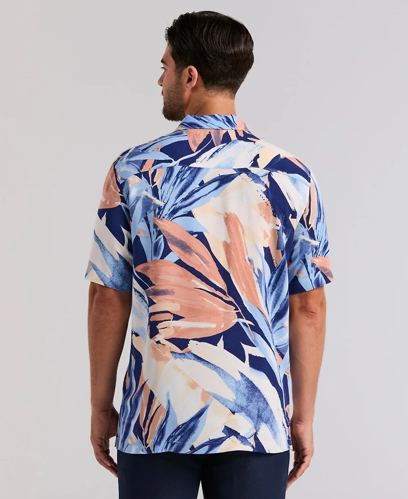 Cubavera Men's Abstract Print Short-Sleeve Shirt