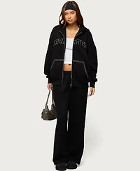 Edikted Womens Forever Oversized Hoodie