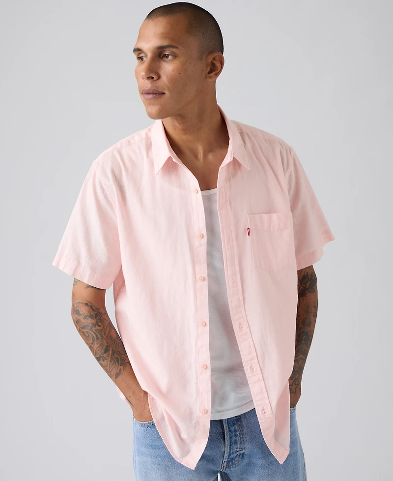 Levi's Men's Classic 1 Pocket Short Sleeve Regular Fit Shirt