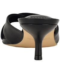 Calvin Klein Women's Skylor Criss-Cross Kitten Heel Sandals