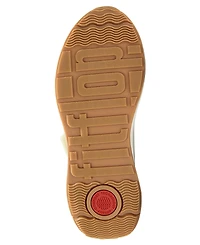 FitFlop Women's F-Mode Flow Knit Suede Mary Jane Almond Toe Sneakers