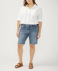 Silver Jeans Co. Plus Elyse Bermuda Shorts
