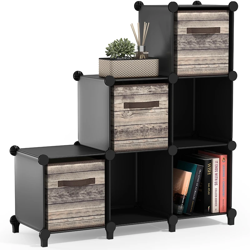 Sorbus -Cube Storage Organizer Cubby Shelf for Closet, Toys, Books, and More Space-Saving Bookshelf Bedroom, Living Room