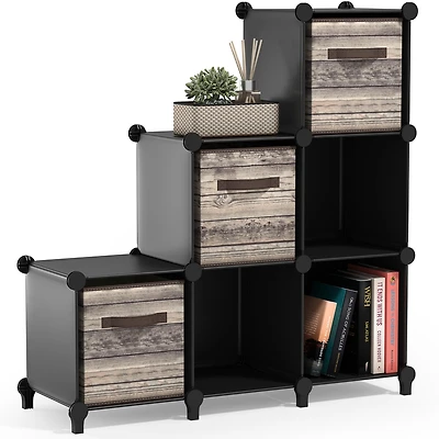 Sorbus -Cube Storage Organizer Cubby Shelf for Closet, Toys, Books, and More Space-Saving Bookshelf Bedroom, Living Room