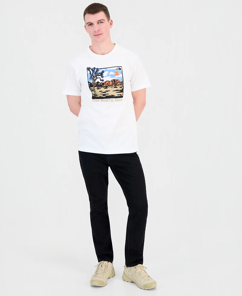 Mens The North Face Evolution Desert Graphic Short Sleeve T-Shirt