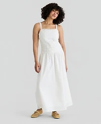And Now This Women's Embroidered Maxi Dress, Macy's Exclusive