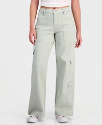 Celebrity Pink Juniors' Wide-Leg Cargo Pants
