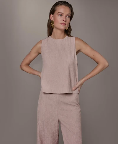 Donna Karan New York Women's Crewneck Crop Top