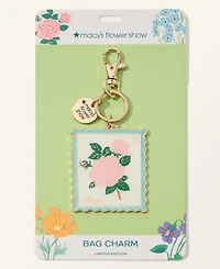 Macy's Flower Show Rose Enamel Bag Charm, Macy's Exclusive