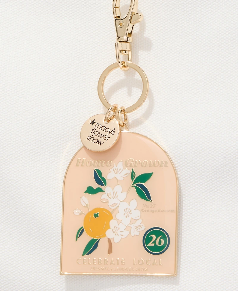 Macy's Flower Show Orange Blossom Enamel Bag Charm, Macy's Exclusive