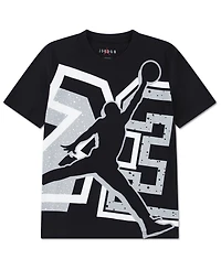 Jordan Boys' 8-20 Split 23 Graphic Crewneck T-Shirt